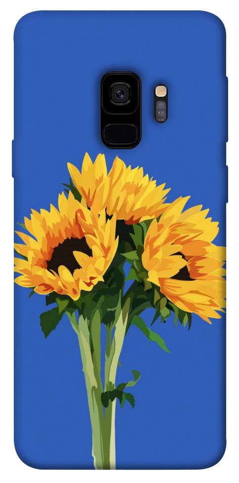 Чехол Bouquet of sunflowers для Galaxy S9