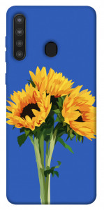 Чехол Bouquet of sunflowers для Galaxy A21