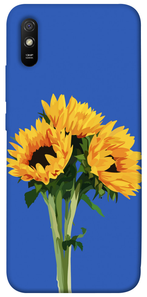 Чохол Bouquet of sunflowers для Xiaomi Redmi 9A