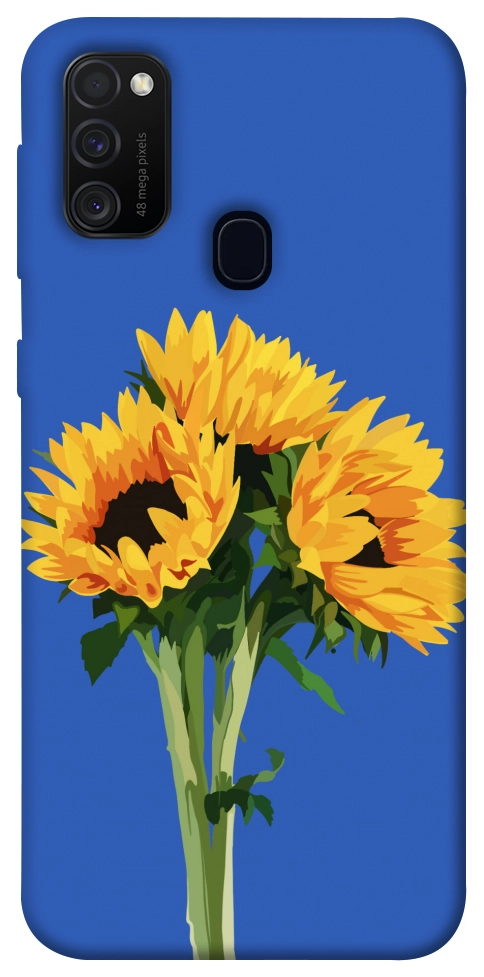 Чехол Bouquet of sunflowers для Galaxy M30s