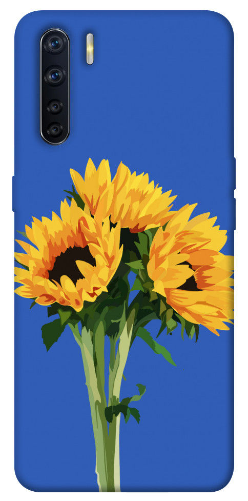 Чохол Bouquet of sunflowers для Oppo A91