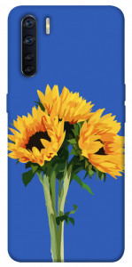 Чехол Bouquet of sunflowers для Oppo A91