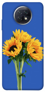 Чехол Bouquet of sunflowers для Xiaomi Redmi Note 9 5G