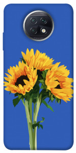 Чехол Bouquet of sunflowers для Xiaomi Redmi Note 9T