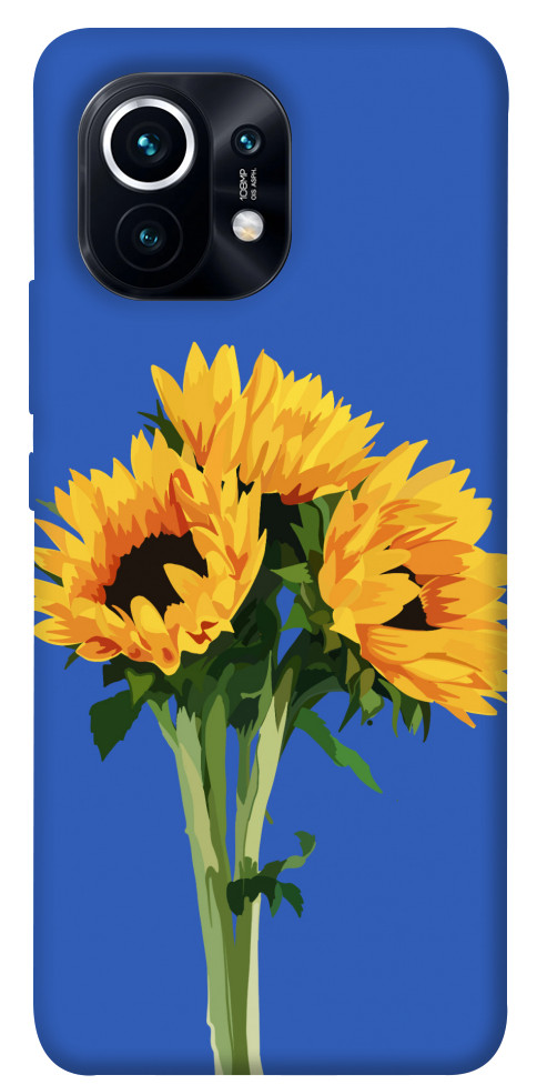 Чохол Bouquet of sunflowers для Xiaomi Mi 11