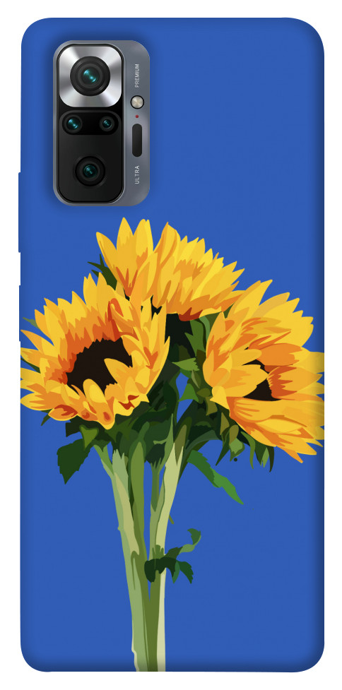 Чохол Bouquet of sunflowers для Xiaomi Redmi Note 10 Pro