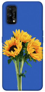 Чехол Bouquet of sunflowers для Realme 7 Pro