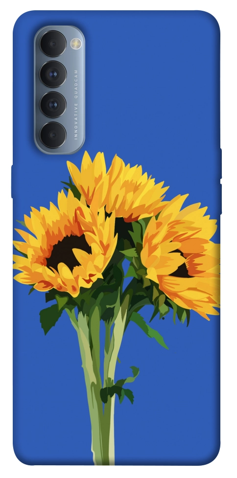 Чохол Bouquet of sunflowers для Oppo Reno 4 Pro