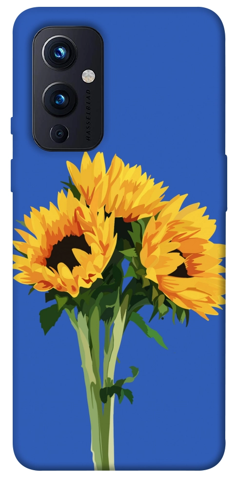 Чехол Bouquet of sunflowers для OnePlus 9