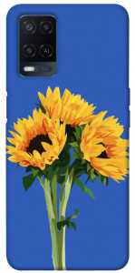 Чехол Bouquet of sunflowers для Oppo A54 4G