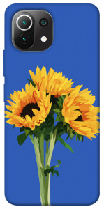 Чехол Bouquet of sunflowers для Xiaomi Mi 11 Lite