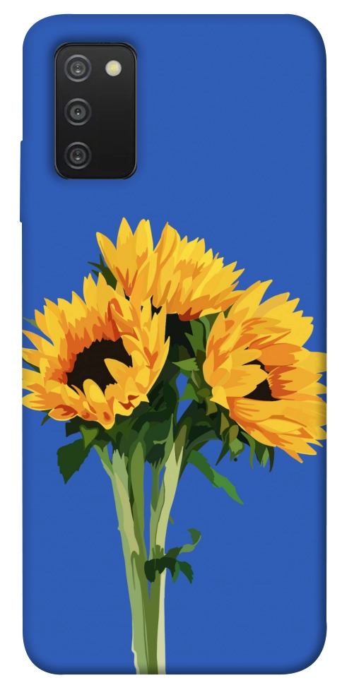 Чехол Bouquet of sunflowers для Galaxy A03s