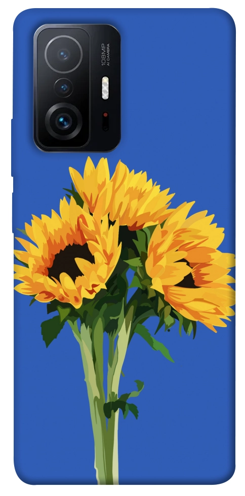 Чехол Bouquet of sunflowers для Xiaomi 11T