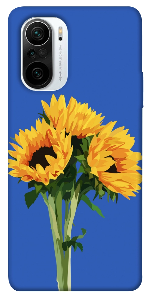 Чохол Bouquet of sunflowers для Xiaomi Poco F3