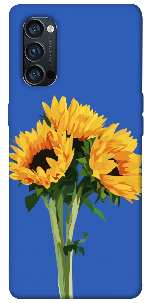 Чехол Bouquet of sunflowers для Oppo Reno 4 Pro 5G