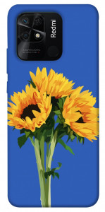 Чехол Bouquet of sunflowers для Xiaomi Redmi 10C