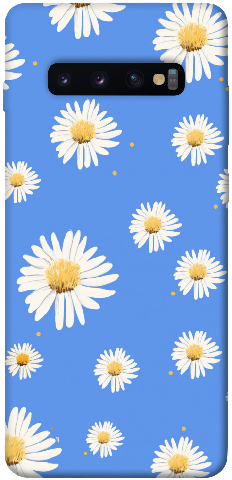 Чехол Chamomile pattern для Galaxy S10 Plus (2019)