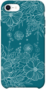 Чехол Botanical illustration для iPhone SE (2020)