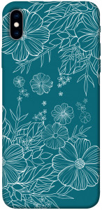 Чехол Botanical illustration для iPhone XS Max