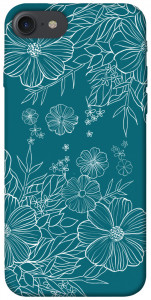 Чехол Botanical illustration для iPhone 8