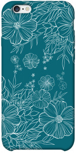 Чехол Botanical illustration для iPhone 6s plus (5.5'')