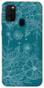Чехол Botanical illustration для Samsung Galaxy M30s