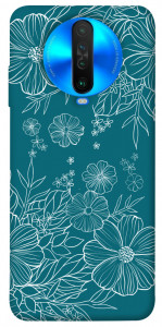 Чехол Botanical illustration для Xiaomi Poco X2