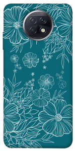Чехол Botanical illustration для Xiaomi Redmi Note 9T