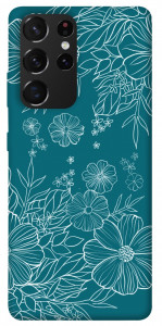 Чохол Botanical illustration для Galaxy S21 Ultra