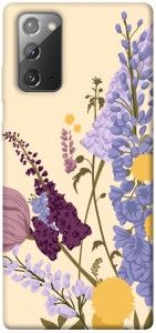 Чехол Flowers art для Galaxy Note 20