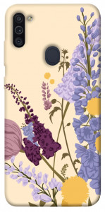 Чохол Flowers art для Galaxy M11 (2020)