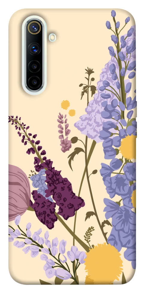 Чохол Flowers art для Realme 6