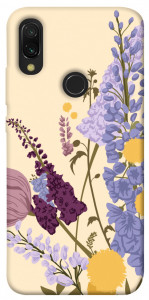 Чехол Flowers art для Xiaomi Redmi 7
