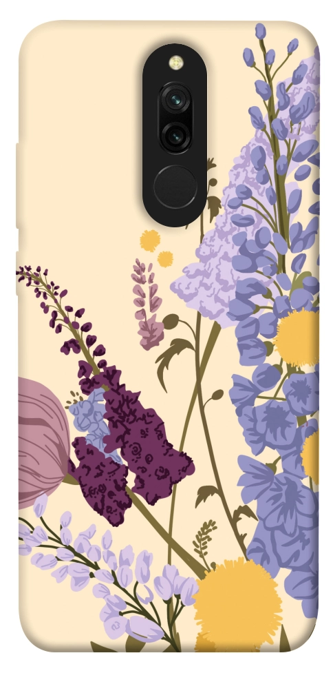 Чехол Flowers art для Xiaomi Redmi 8