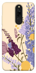 Чохол Flowers art для Xiaomi Redmi 8