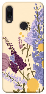 Чехол Flowers art для Xiaomi Redmi Note 7