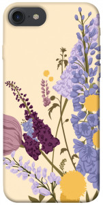 Чехол Flowers art для iPhone 8