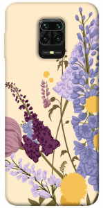 Чехол Flowers art для Xiaomi Redmi Note 9 Pro