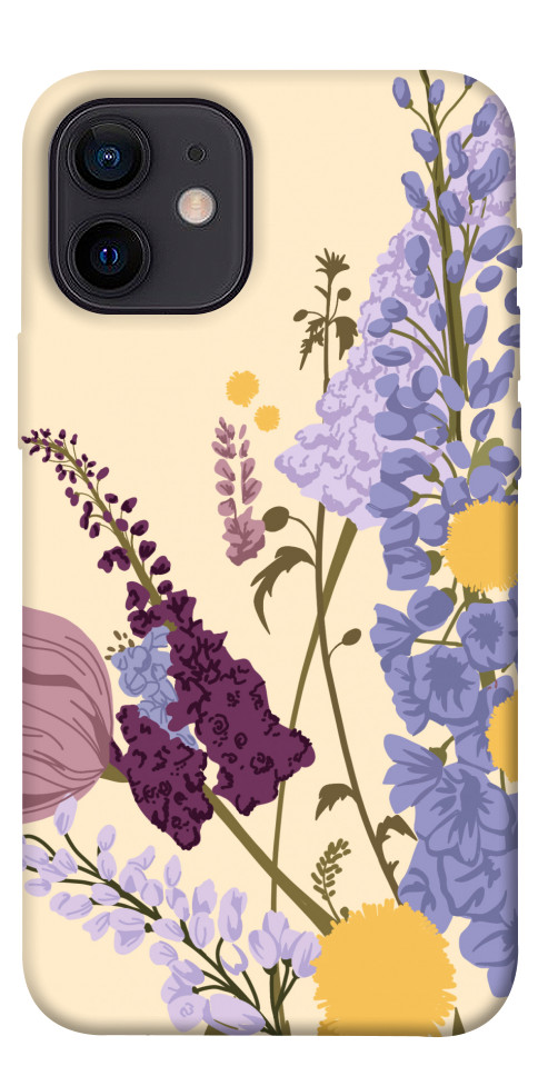 Чохол Flowers art для iPhone 12 mini