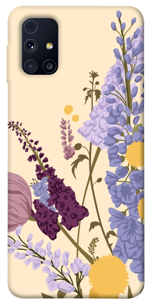 Чохол Flowers art для Galaxy M31s