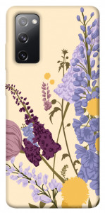 Чохол Flowers art для Galaxy S20 FE