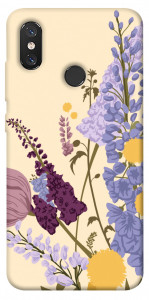 Чехол Flowers art для Xiaomi Mi 8