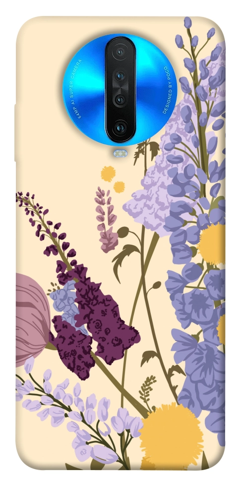 Чехол Flowers art для Xiaomi Redmi K30