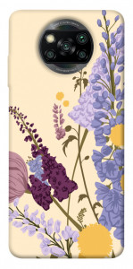 Чехол Flowers art для Xiaomi Poco X3 NFC