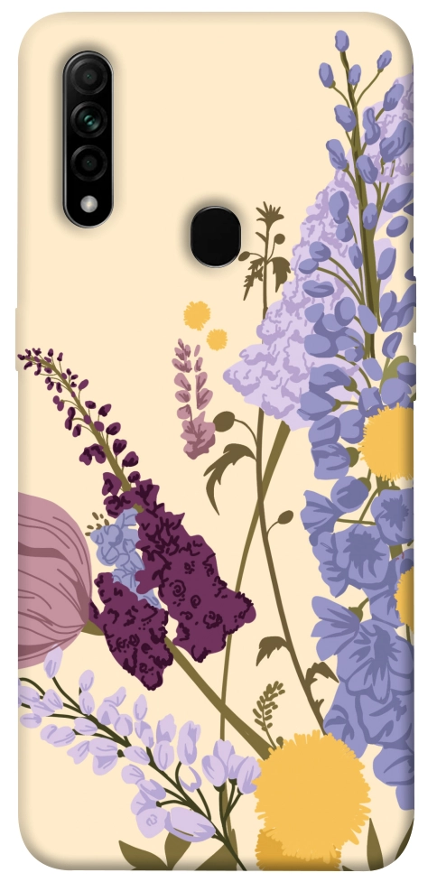 Чохол Flowers art для Oppo A31