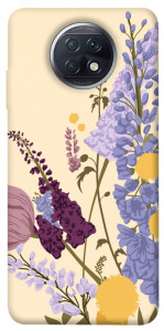 Чехол Flowers art для Xiaomi Redmi Note 9T