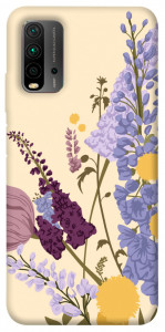 Чехол Flowers art для Xiaomi Redmi 9T