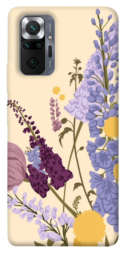 Чохол Flowers art для Xiaomi Redmi Note 10 Pro