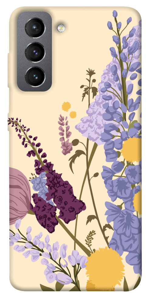 Чохол Flowers art для Galaxy S21 FE