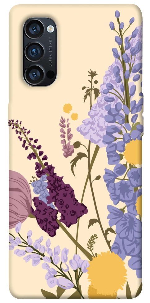 Чехол Flowers art для Oppo Reno 4 Pro 5G